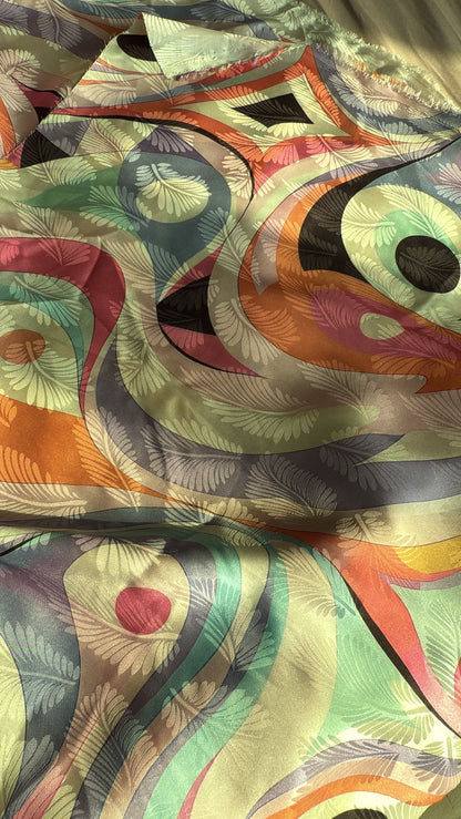 Retro - in Silk Jacquard