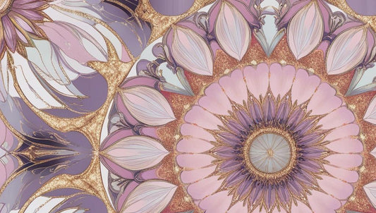 Whimsical Cotton - Purple in Muslin Cotton
