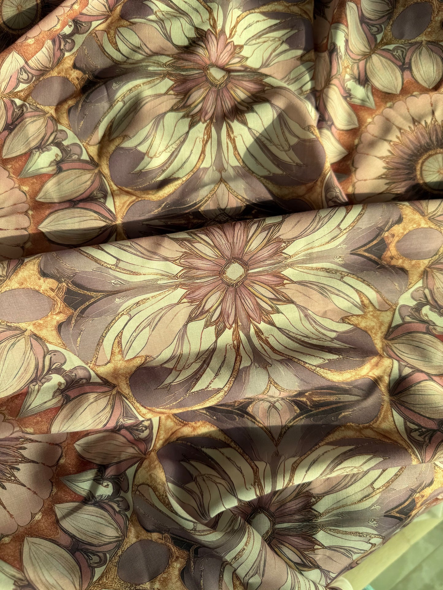 Whimsical Cotton - Purple in Muslin Cotton